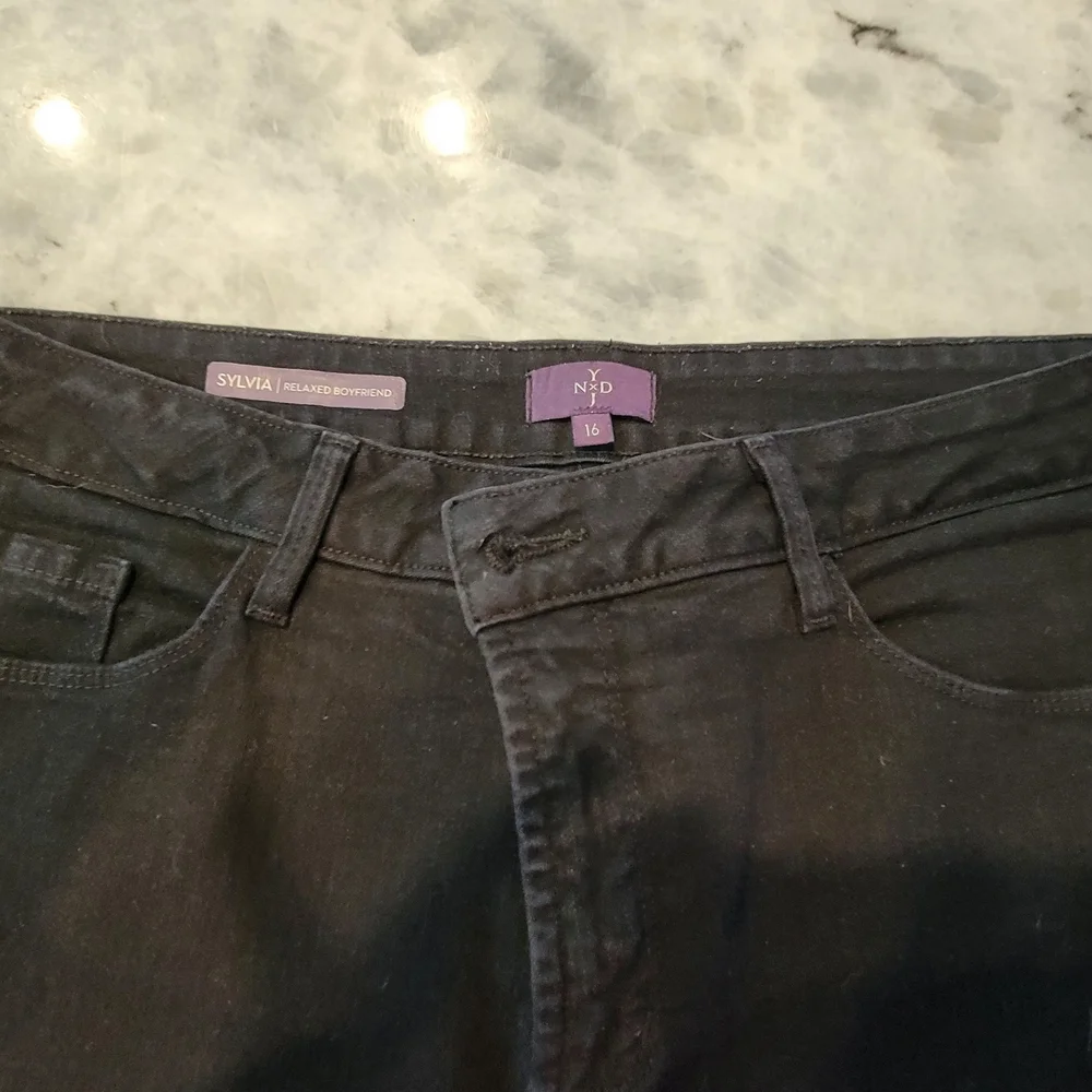 Black Distressed Pants - Picture 5 of 7